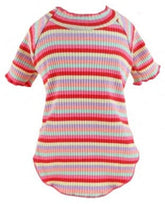 KUTKUT Stripe Print Stretchable Cotton Shirt for Puppies and Small Dogs and Cats, Brethable Shirt for Yorkii, Bichon, Maltese, Devon Rex Cat, Cornish Rex Cat - kutkutstyle